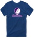 Northwestern Stealie Premium Unisex T-Shirt — Design: Northwestern University — Navy