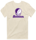 Northwestern Stealie Premium Unisex T-Shirt — Design: Northwestern University — Sand