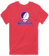 Northwestern Stealie Premium Unisex T-Shirt — Design: Northwestern University — Heather Red