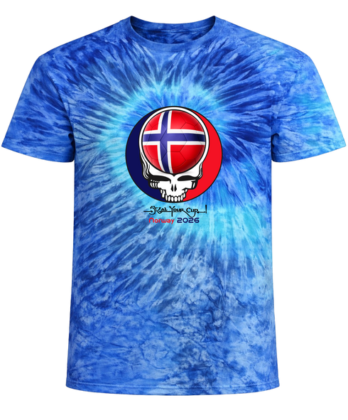 Norway FIFA World Cup Stealie Tie-Dye T-Shirt