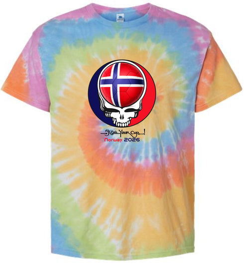 Norway FIFA World Cup Stealie Tie-Dye T-Shirt