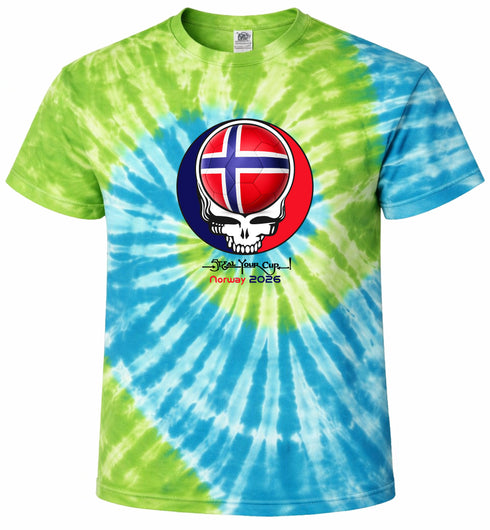 Norway FIFA World Cup Stealie Tie-Dye T-Shirt