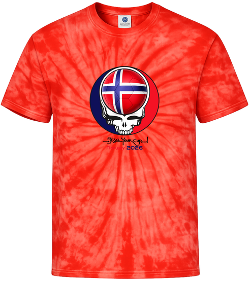 Norway FIFA World Cup Stealie Tie-Dye T-Shirt