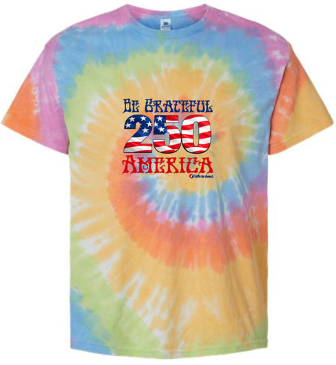 Be Grateful America Tie-Dye T-Shirt