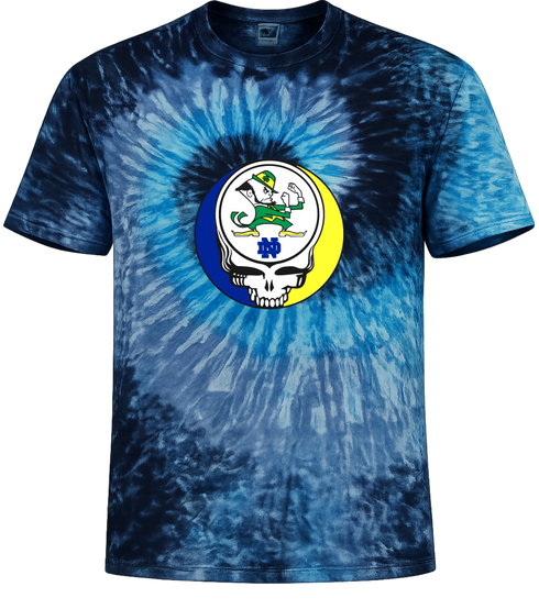 Notre Dame University Stealie Tie-Dye T-Shirt