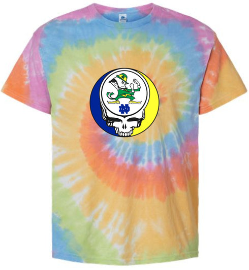 Notre Dame University Stealie Tie-Dye T-Shirt