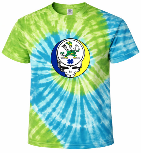 Notre Dame University Stealie Tie-Dye T-Shirt