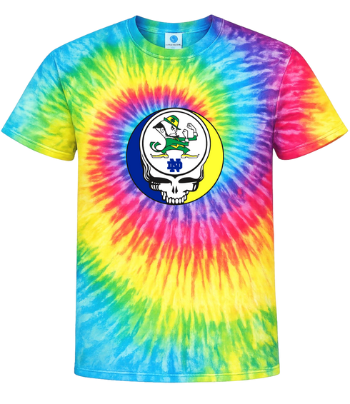 Notre Dame University Stealie Tie-Dye T-Shirt
