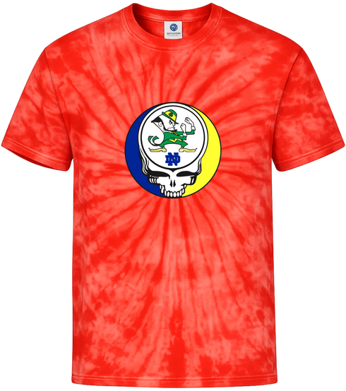 Notre Dame University Stealie Tie-Dye T-Shirt