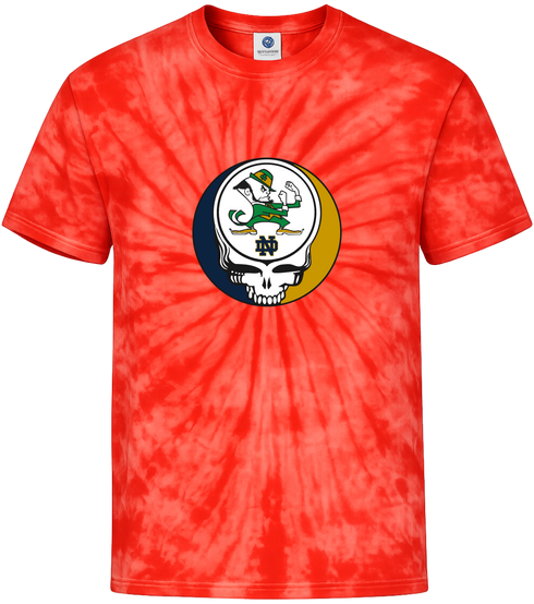 Notre Dame University Stealie Tie-Dye T-Shirt