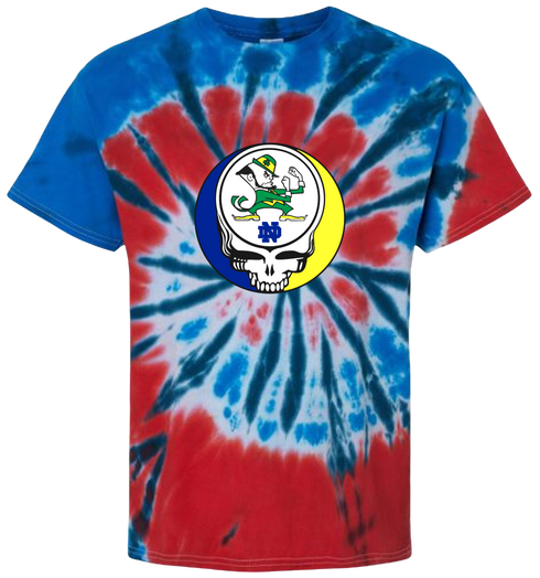 Notre Dame University Stealie Tie-Dye T-Shirt