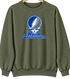 Nova Southeastern Stealie Premium Unisex Crewneck — Design: Nova Southeastern University — Military Green