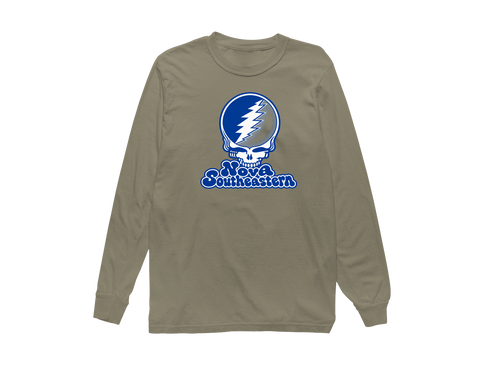 Nova Southeastern Stealie Premium Unisex Long-Sleeve — Design: Nova Southeastern University — Sandstone