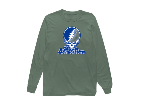 Nova Southeastern Stealie Premium Unisex Long-Sleeve — Design: Nova Southeastern University — Light Green