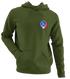 American University - Premium Grateful Dead Left Chest Hoodie - Military Green