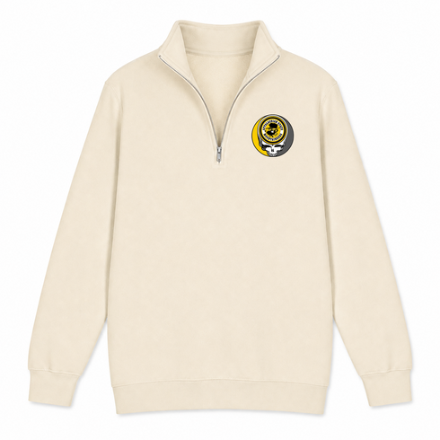 Appalachian State University - Premium Grateful Dead Quarter-Zip Pullover - Sand - 2