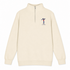 Golfin' Jerry - Life is dead.® - Premium Grateful Dead Quarter-Zip Pullover - Sand - 1
