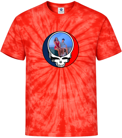 1455 - Custom Stealie Tie-Dye