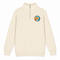 Miami Football - Premium Grateful Dead Quarter-Zip Pullover - Sand - 1