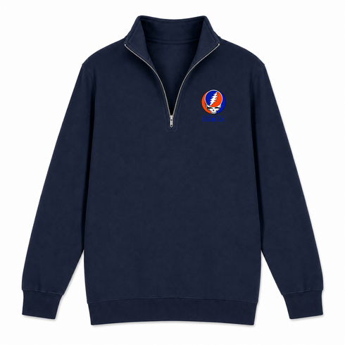 University of Florida - Premium Grateful Dead Quarter-Zip Pullover - Navy - 3