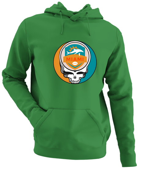 Miami Football - Premium Grateful Dead Hoodie - Irish Green - 6