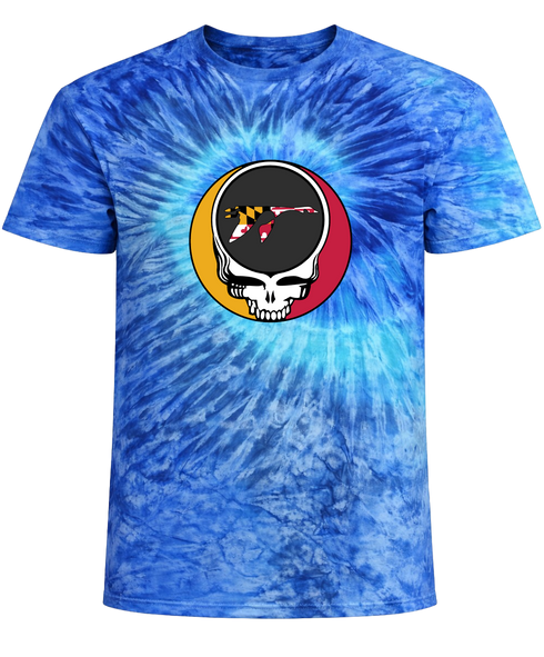 1415 - Custom Stealie Tie-Dye