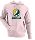 Oakland Baseball Stealie Grateful Dead Hoodie — Oakland Athletics — Light Pink
