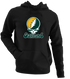 Oakland Baseball Stealie Grateful Dead Hoodie — Oakland Athletics — Black