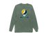 Oakland Baseball Stealie Grateful Dead Long-Sleeve — Oakland Athletics — Light Green