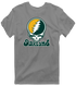 Oakland Baseball Stealie Grateful Dead T-Shirt — Oakland Athletics — Dark Heather