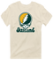 Oakland Baseball Stealie Grateful Dead T-Shirt — Oakland Athletics — Sand