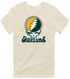 Oakland Baseball Stealie Grateful Dead T-Shirt — Oakland Athletics — Sand