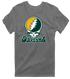 Oakland Baseball Stealie Grateful Dead T-Shirt — Oakland Athletics — Charcoal