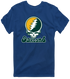 Oakland Baseball Stealie Grateful Dead T-Shirt — Oakland Athletics — Navy