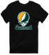 Oakland Baseball Stealie Grateful Dead T-Shirt — Oakland Athletics — Black