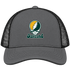 Oakland Baseball Stealie Grateful Dead Trucker Cap — Oakland Athletics — Charcoal/Black