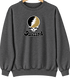 Oakland Stealie Premium Unisex Crewneck — Design: Oakland University — Dark Heather