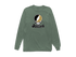 Oakland Stealie Premium Unisex Long-Sleeve — Design: Oakland University — Light Green