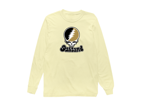 Oakland Stealie Premium Unisex Long-Sleeve — Design: Oakland University — Butter