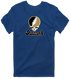 Oakland Stealie Premium Unisex T-Shirt — Design: Oakland University — Navy