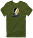 Oakland Stealie Premium Unisex T-Shirt — Design: Oakland University — Military Green