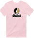 Oakland Stealie Premium Unisex T-Shirt — Design: Oakland University — Light Pink