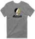 Oakland Stealie Premium Unisex T-Shirt — Design: Oakland University — Dark Heather