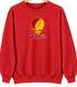 Oberlin Stealie Premium Unisex Crewneck — Design: Oberlin College — Red