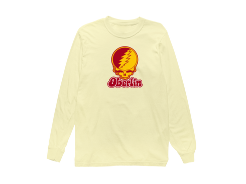 Oberlin Stealie Premium Unisex Long-Sleeve — Design: Oberlin College — Butter