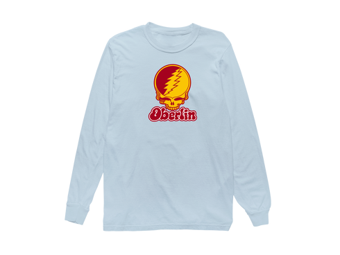 Oberlin Stealie Premium Unisex Long-Sleeve — Design: Oberlin College — Chambray
