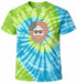 Stars & Stripes Jerry Life is dead. Tie-Dye T-Shirt