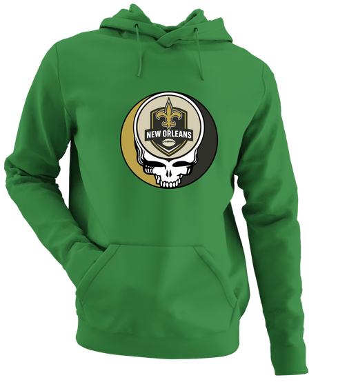 New Orleans Football - Premium Grateful Dead Hoodie - Irish Green - 6