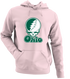 Ohio Stealie Premium Unisex Hoodie — Design: Ohio University — Light Pink