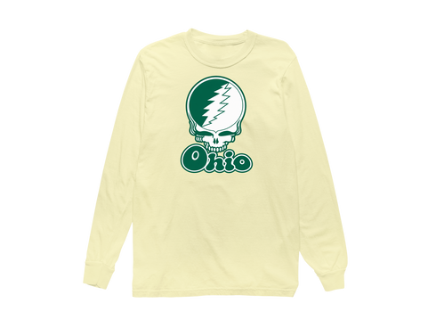 Ohio Stealie Premium Unisex Long-Sleeve — Design: Ohio University — Butter